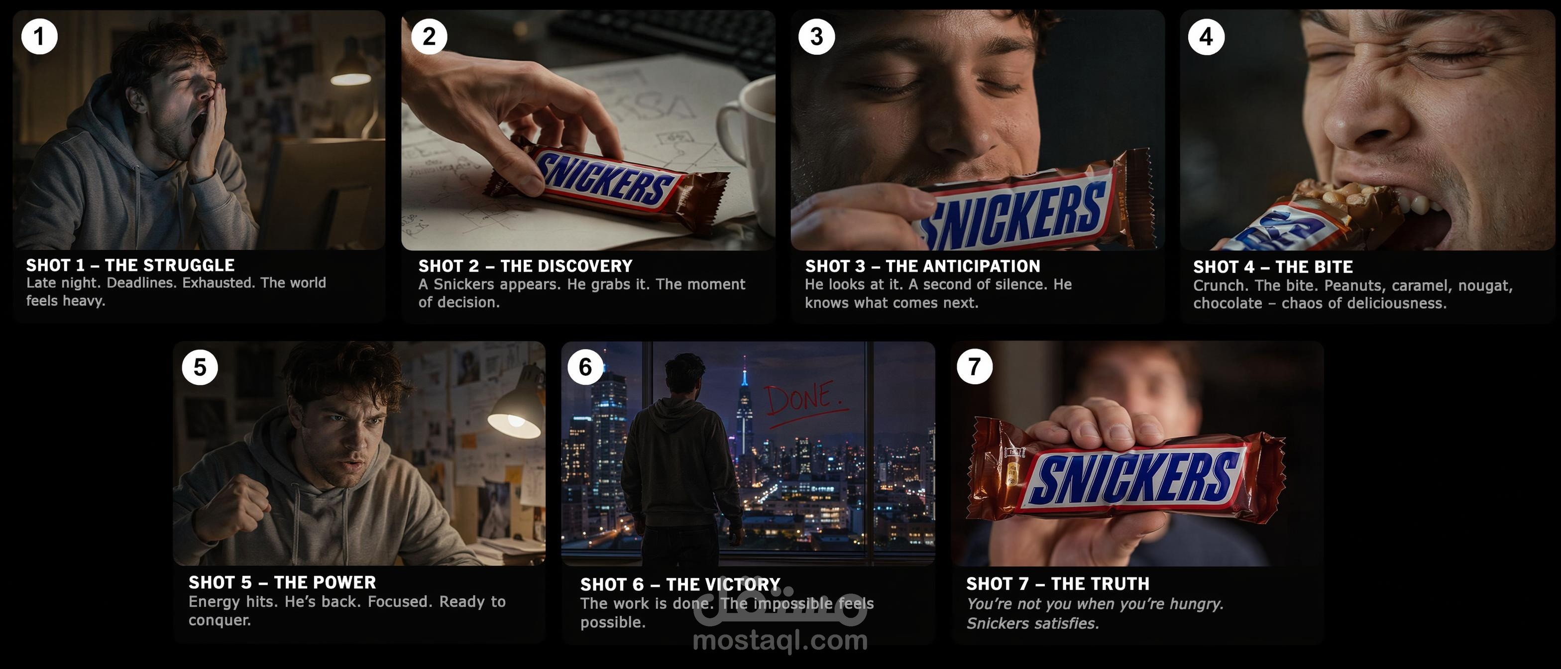 فيديو قصير سينمائي لSnickers