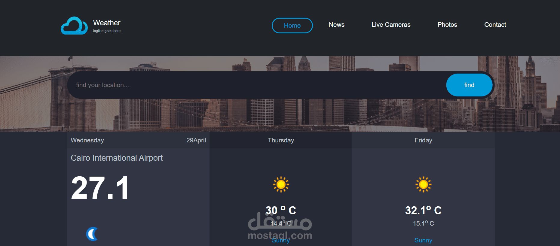 Weather Website