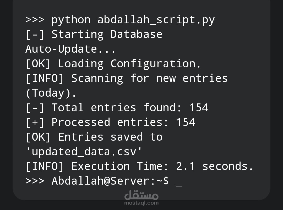 تطوير سكربتات Python لأتمتة المهام وجمع البيانات