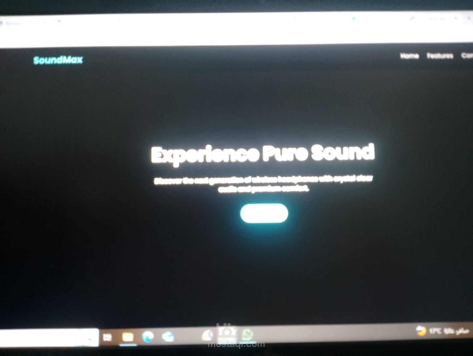 landing page