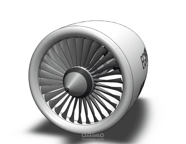 محرك نفاث توربيني (Jet Engine Turbine)