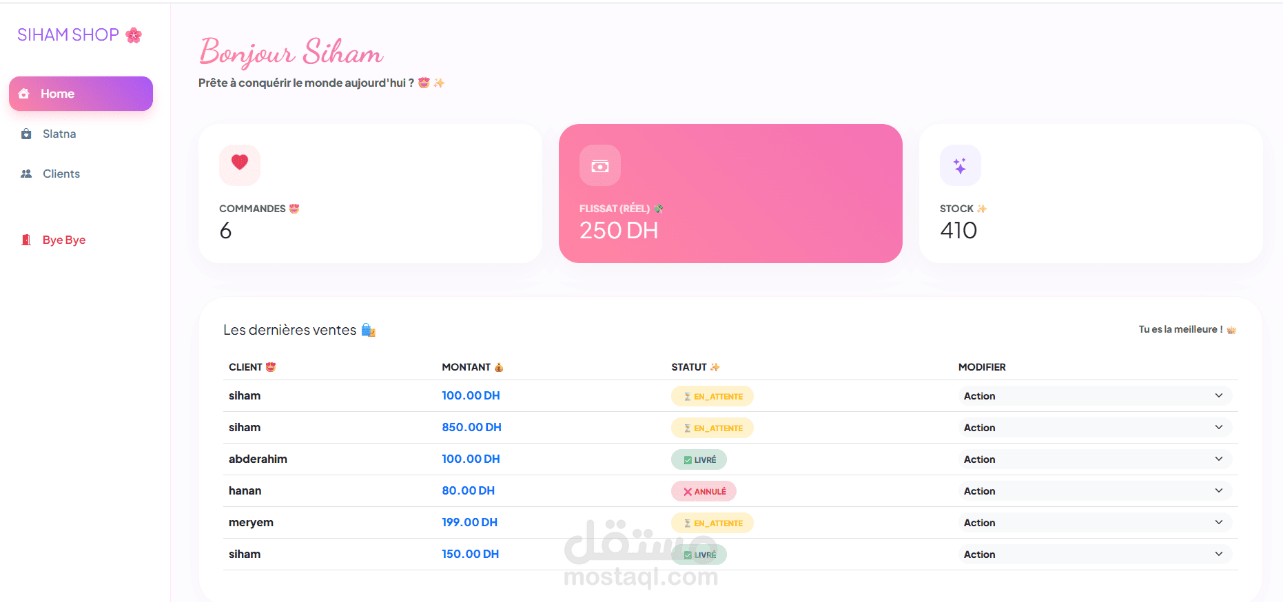 متجر إلكتروني متكامل لبيع مستحضرات التجميل.