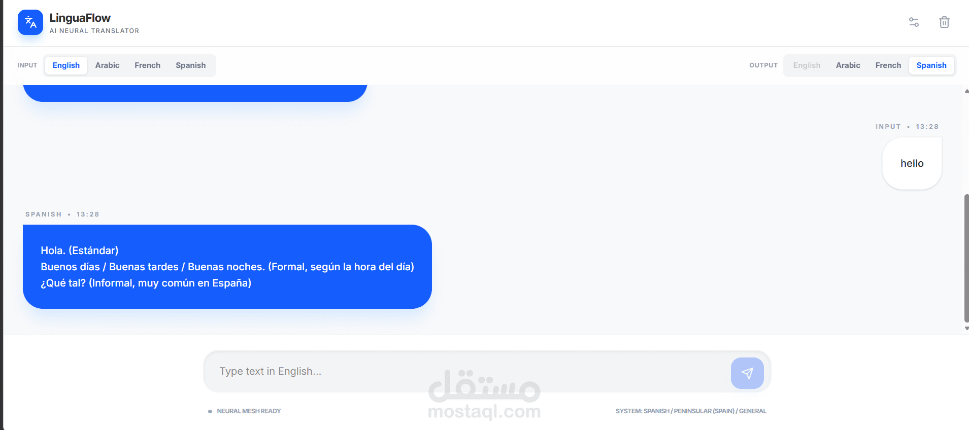 AI Neural Translator