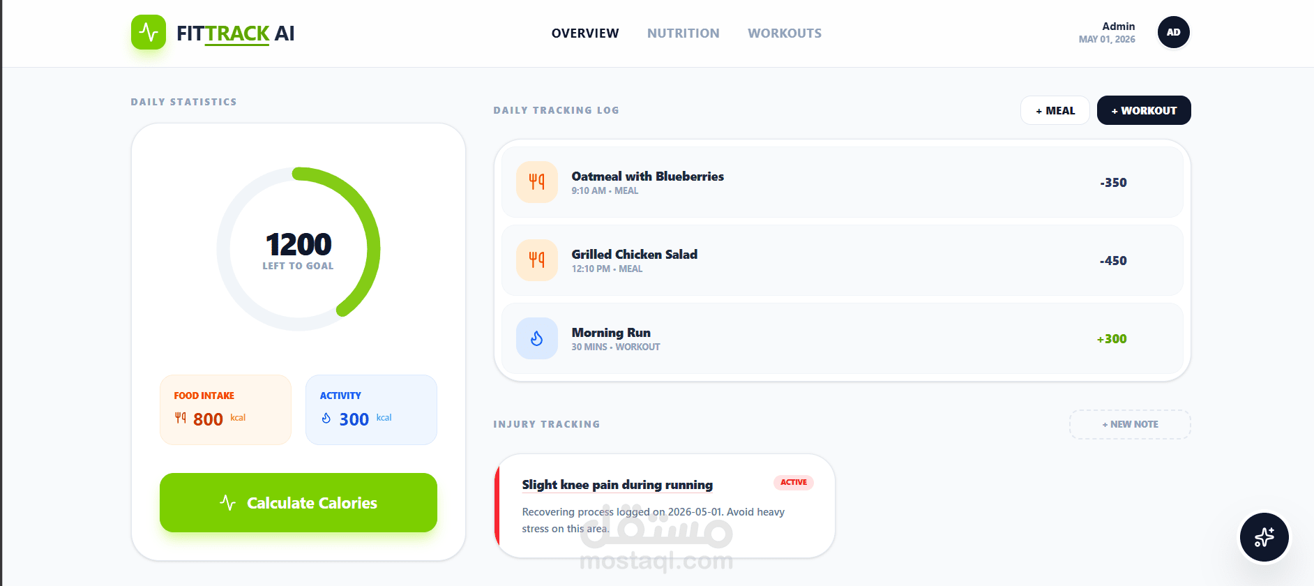 Fitness app