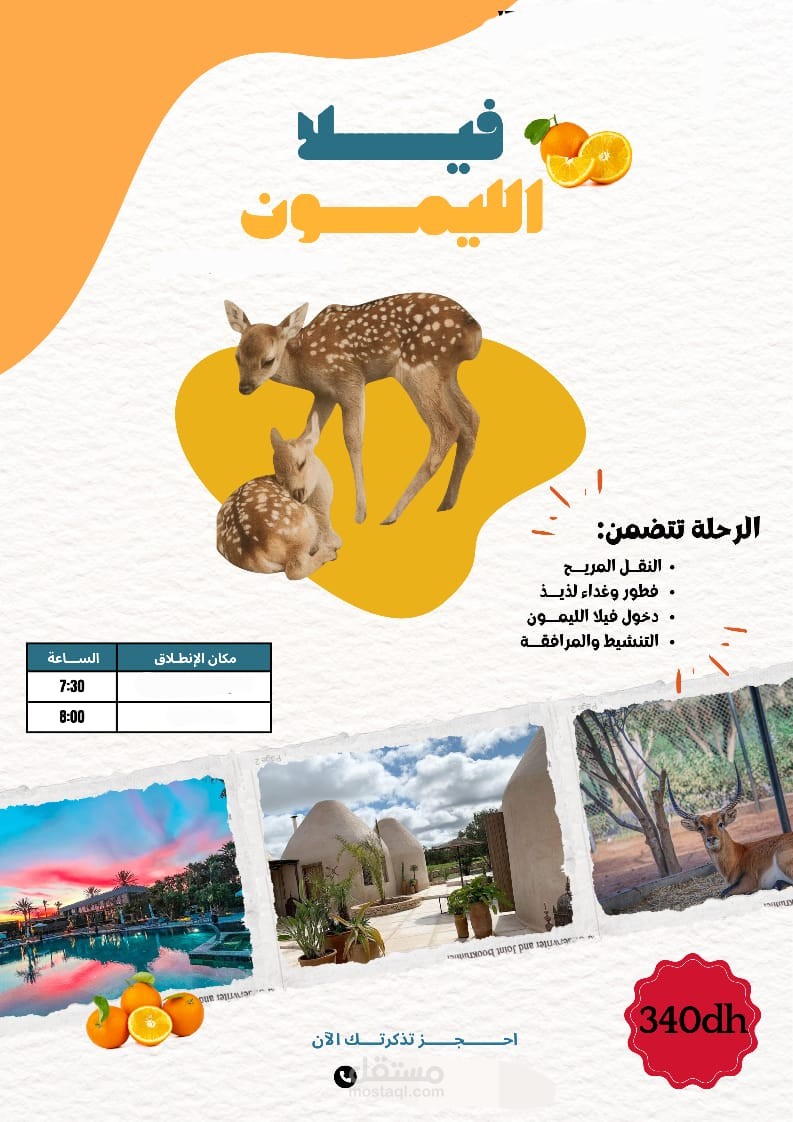 تصميم ملصقات إعلانية (Posters) للفعاليات والرحلات