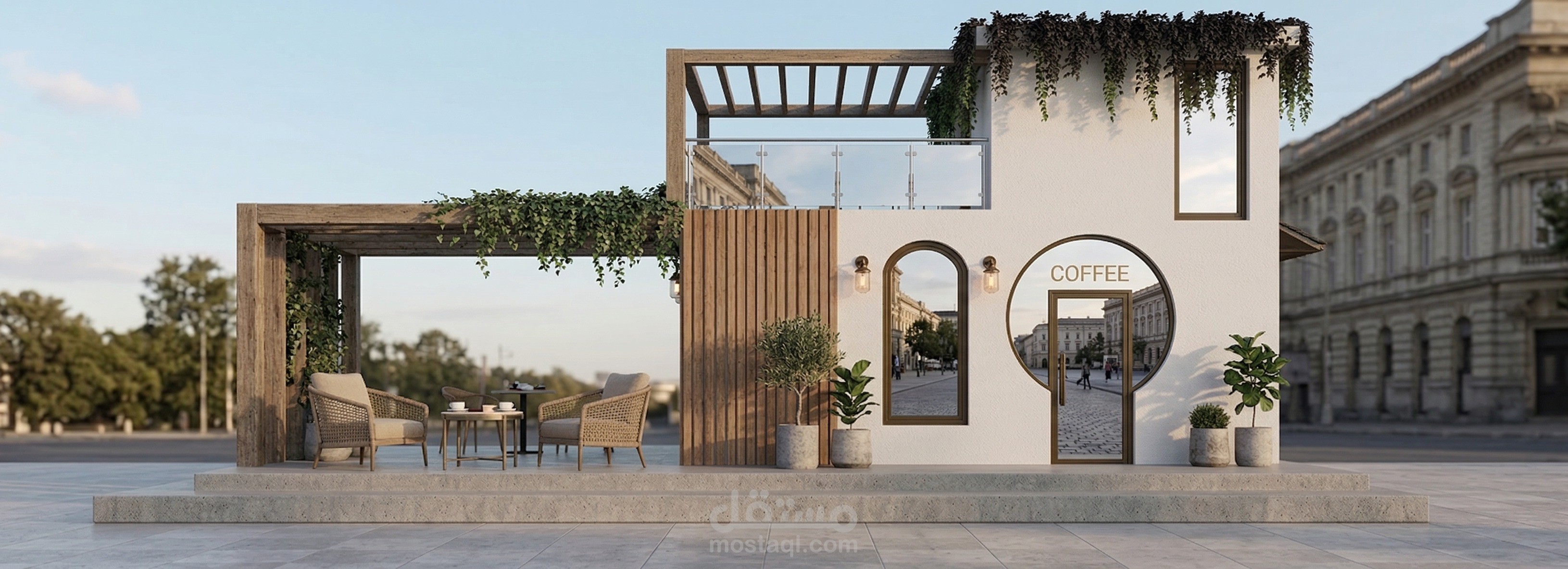 تصميم كوفي شوب عصري