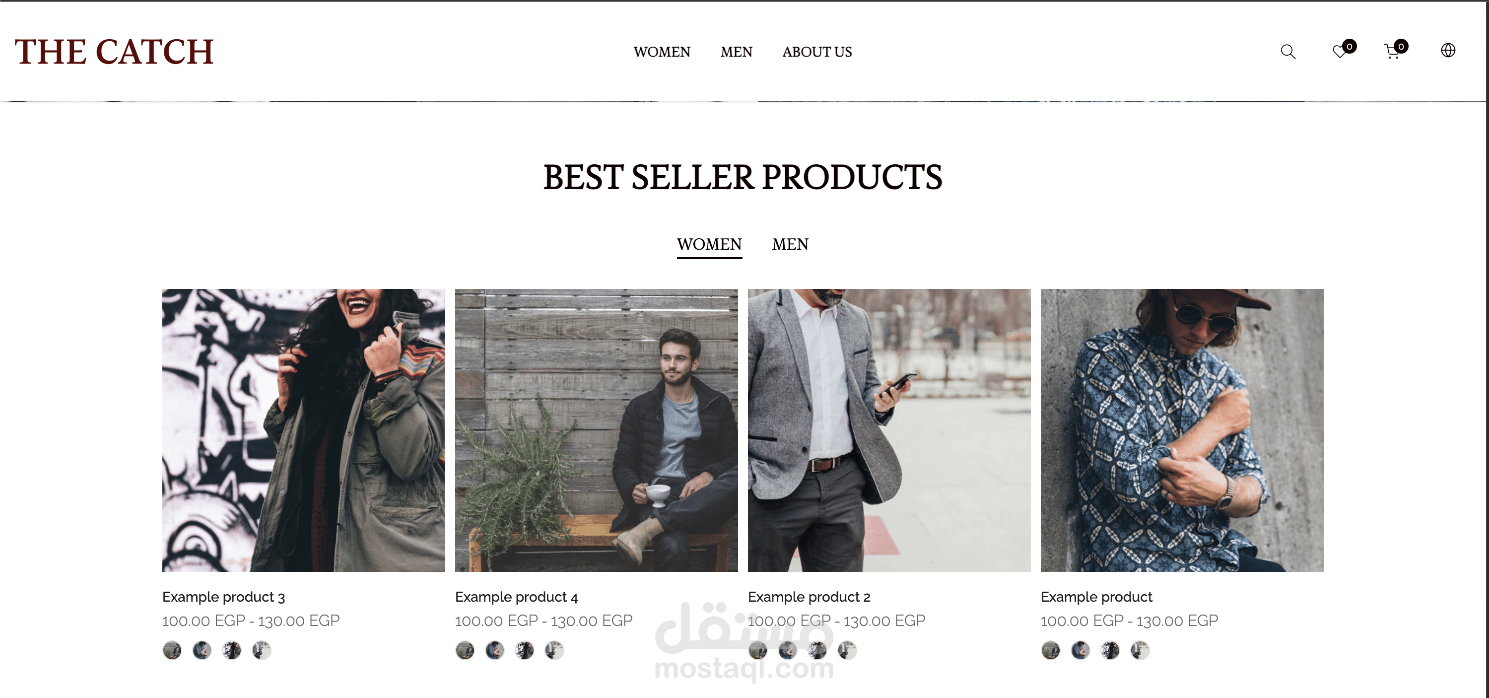متجر The Catch Official — Shopify ثنائي اللغة