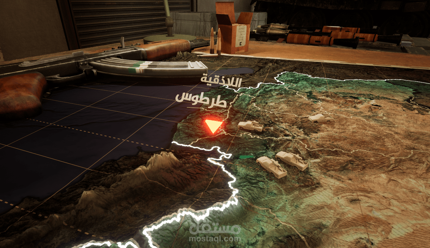 مشروع جرافيك لفيلم وثائقي عن معركة ردع العدوان على قناة الجزيرة / للقصة بقية | أسرار سقوط نظام الأسد