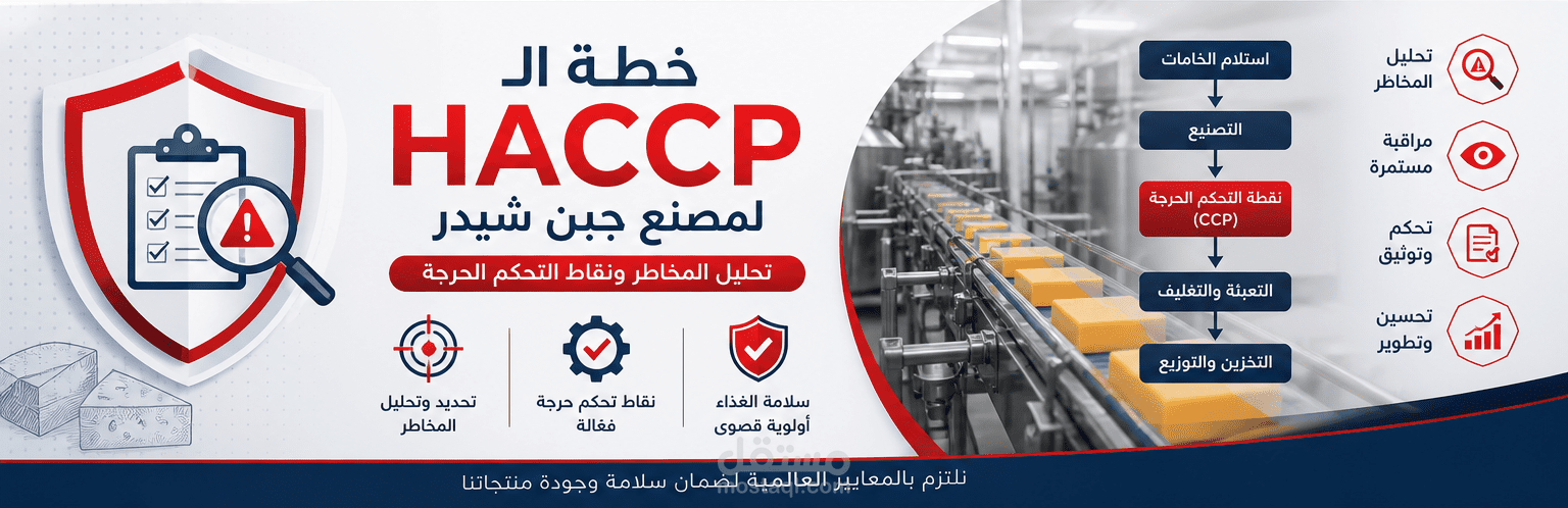 خطة HACCP لمصنع جبن