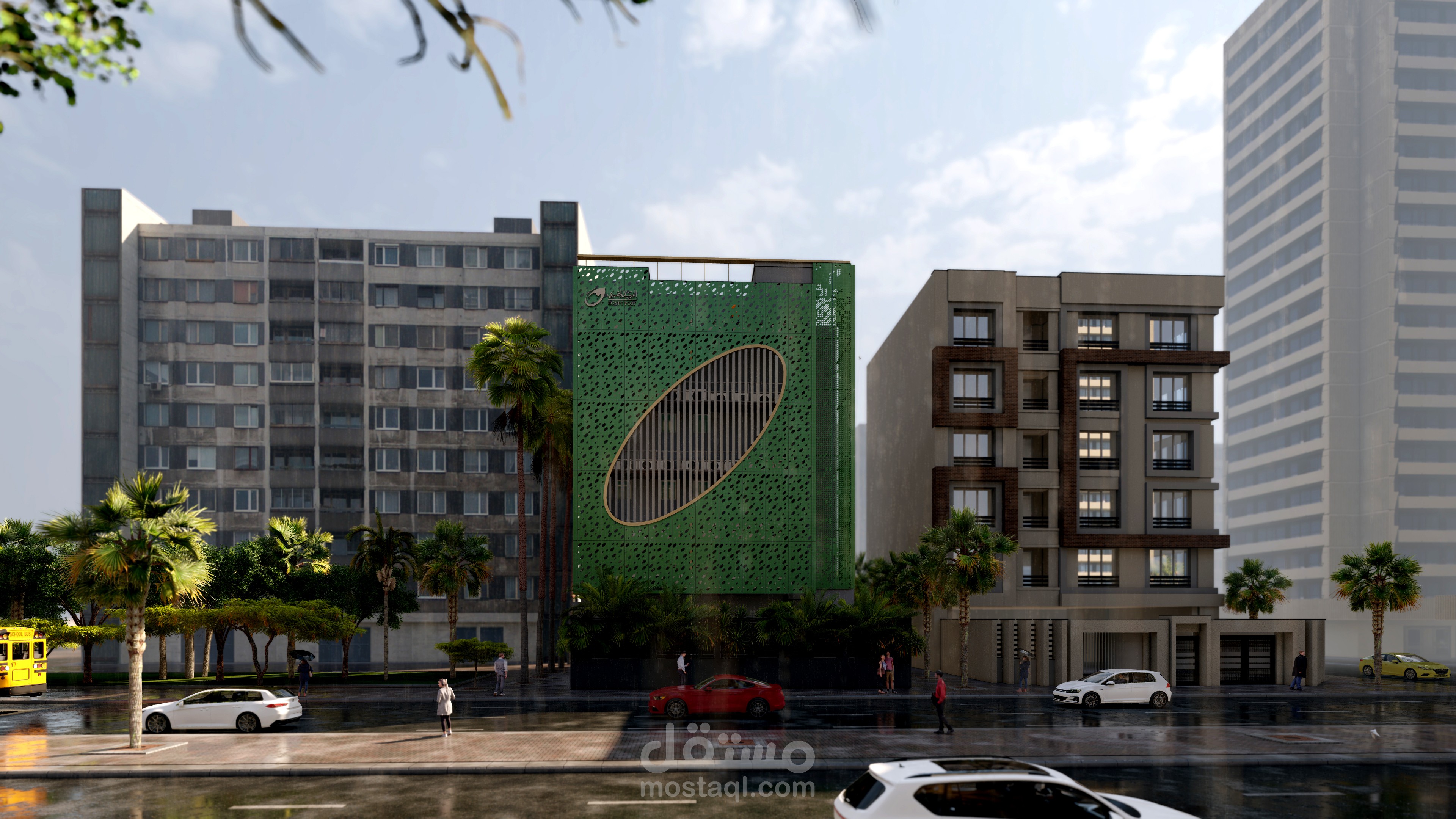 تصميم مبنى اداري