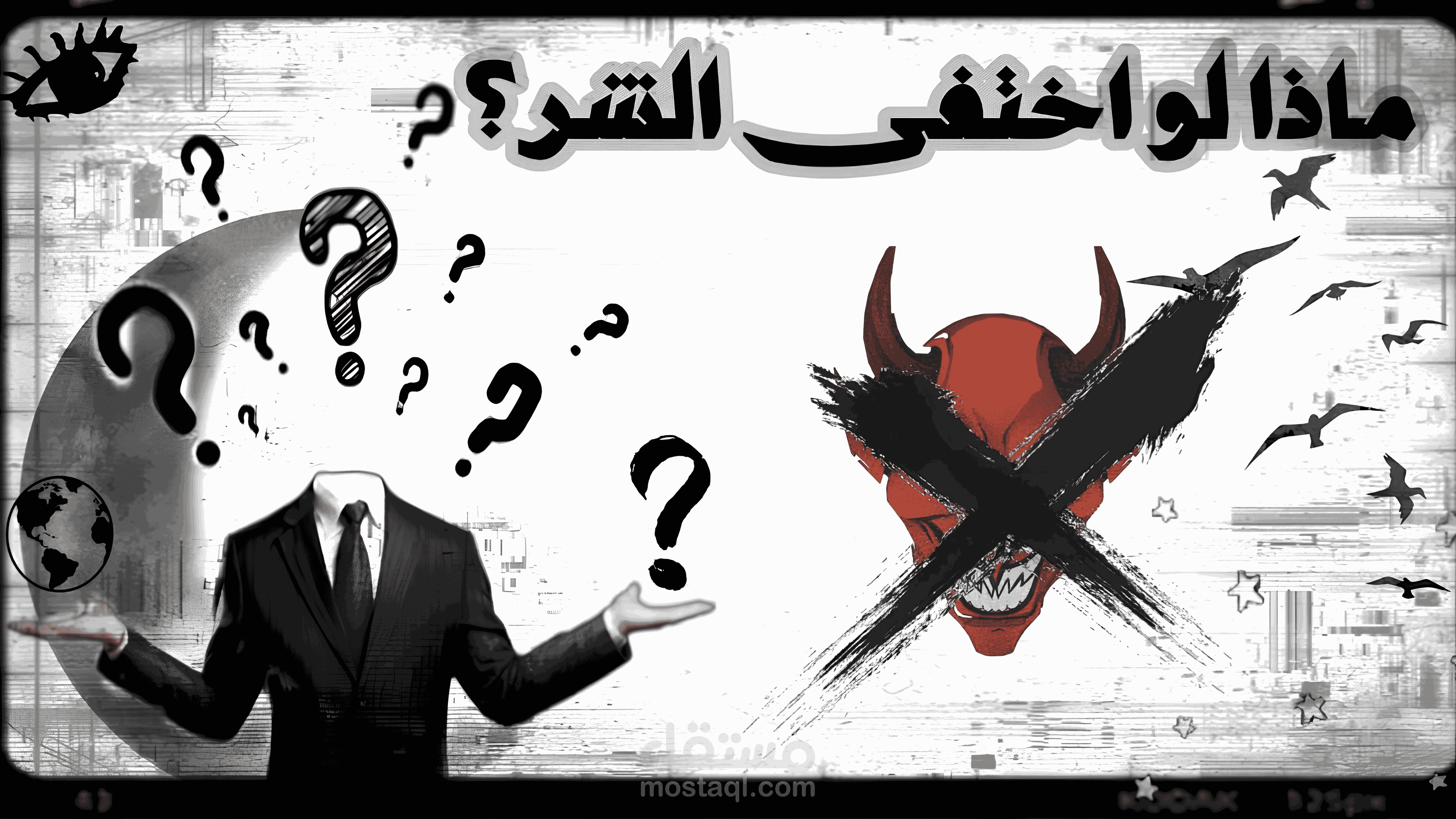 حوّلتُ نصاً فلسفياً إلى تجربة بصرية وسمعية غامرة في مقطع يوتيوب صُمم خصيصاً لشد انتباه المشاهد للنهاية.