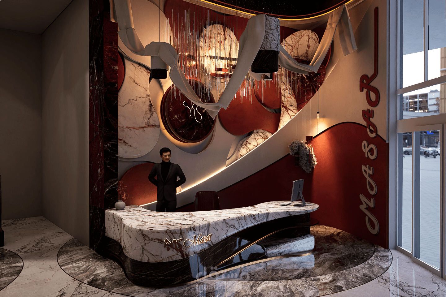 Modern Reception Area Design