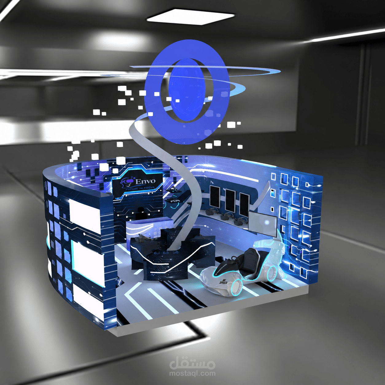 VR & Hologram Technology Exhibition Booth – ENVO