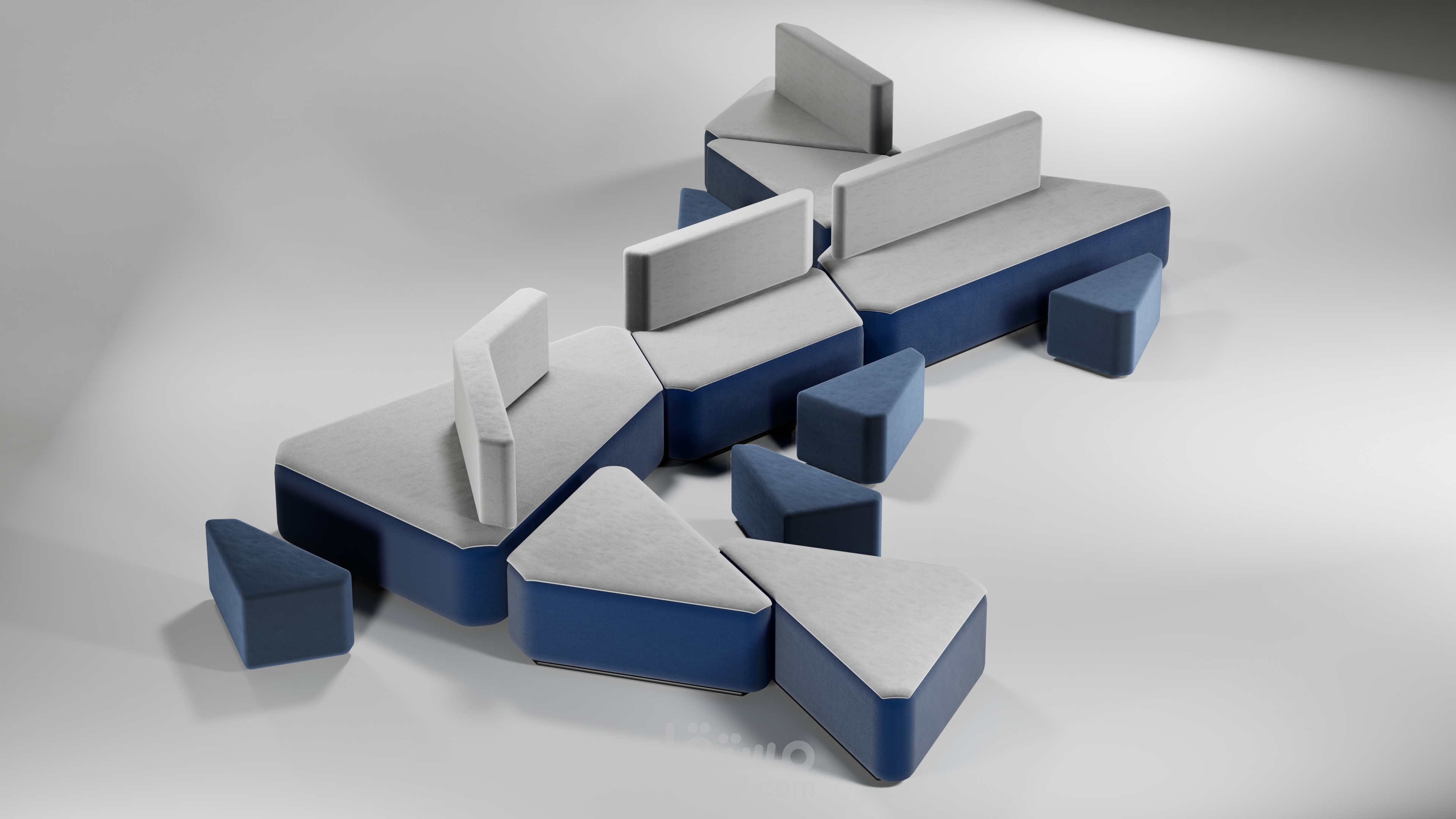 Nubian Style Modular Sofa Design