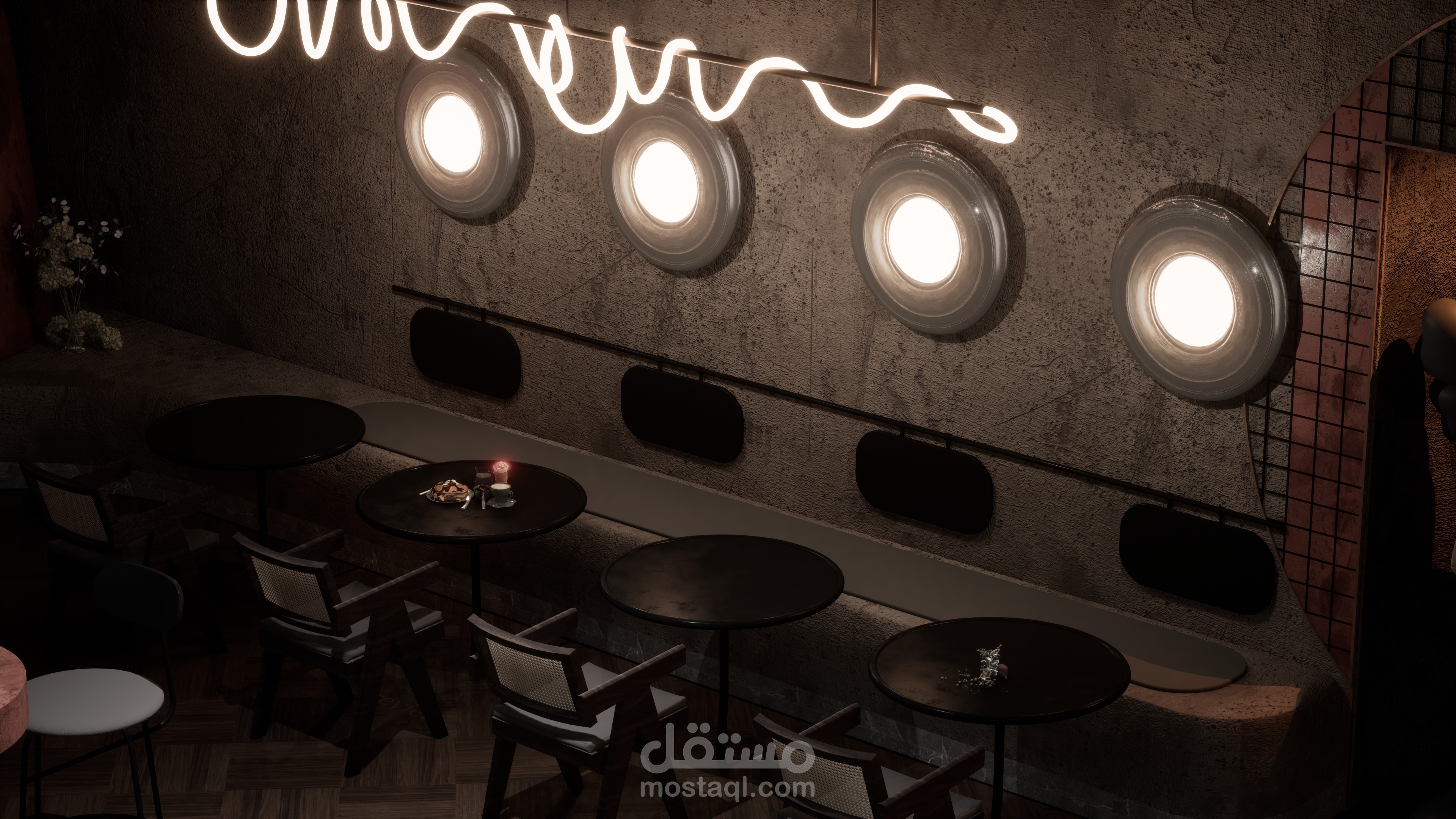 Cinematic Café Visualization | Unreal Engine