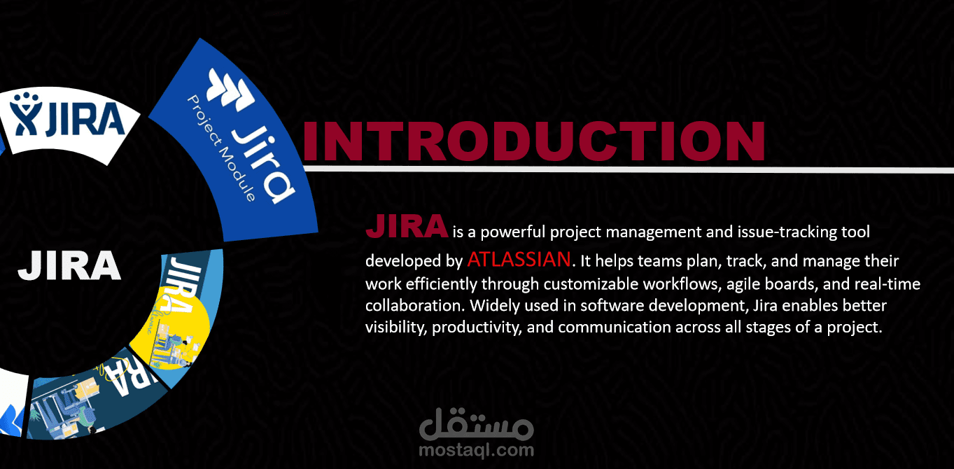 عرض باوربوينت احترافي عن jira task manager