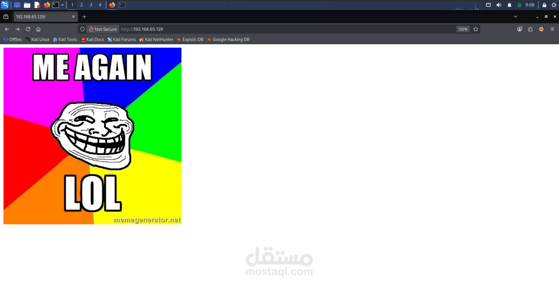 اختبار اختراق المواقع