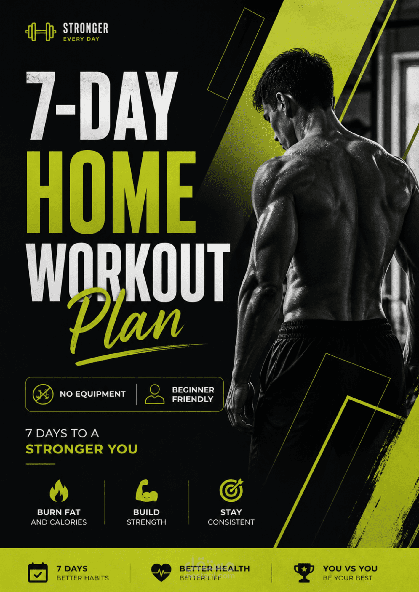 7-day home workout plan