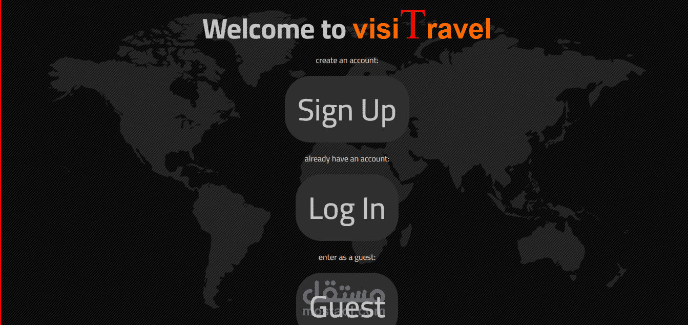 منصة "سياحة" العالمية والمحلية (Tourist Web Application)