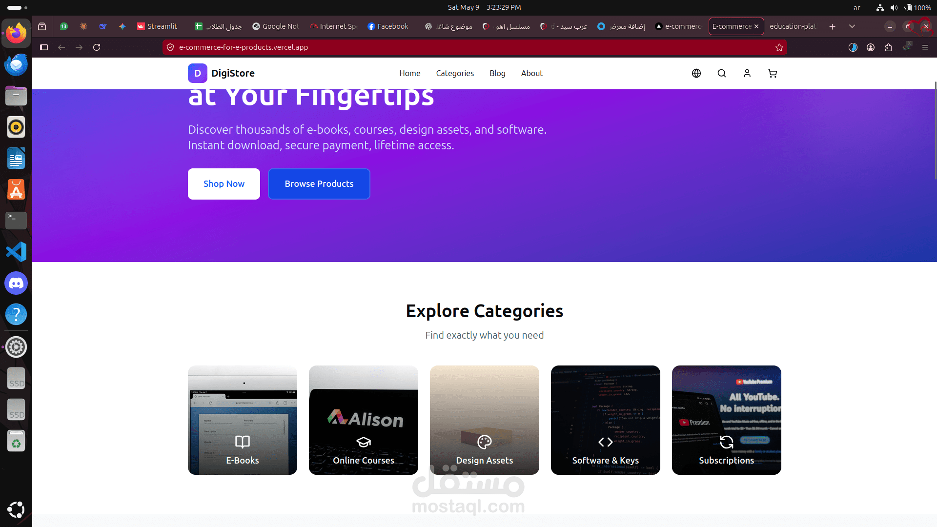 Digistore  منصه عرض و بيع المنتجات الالكترونيه