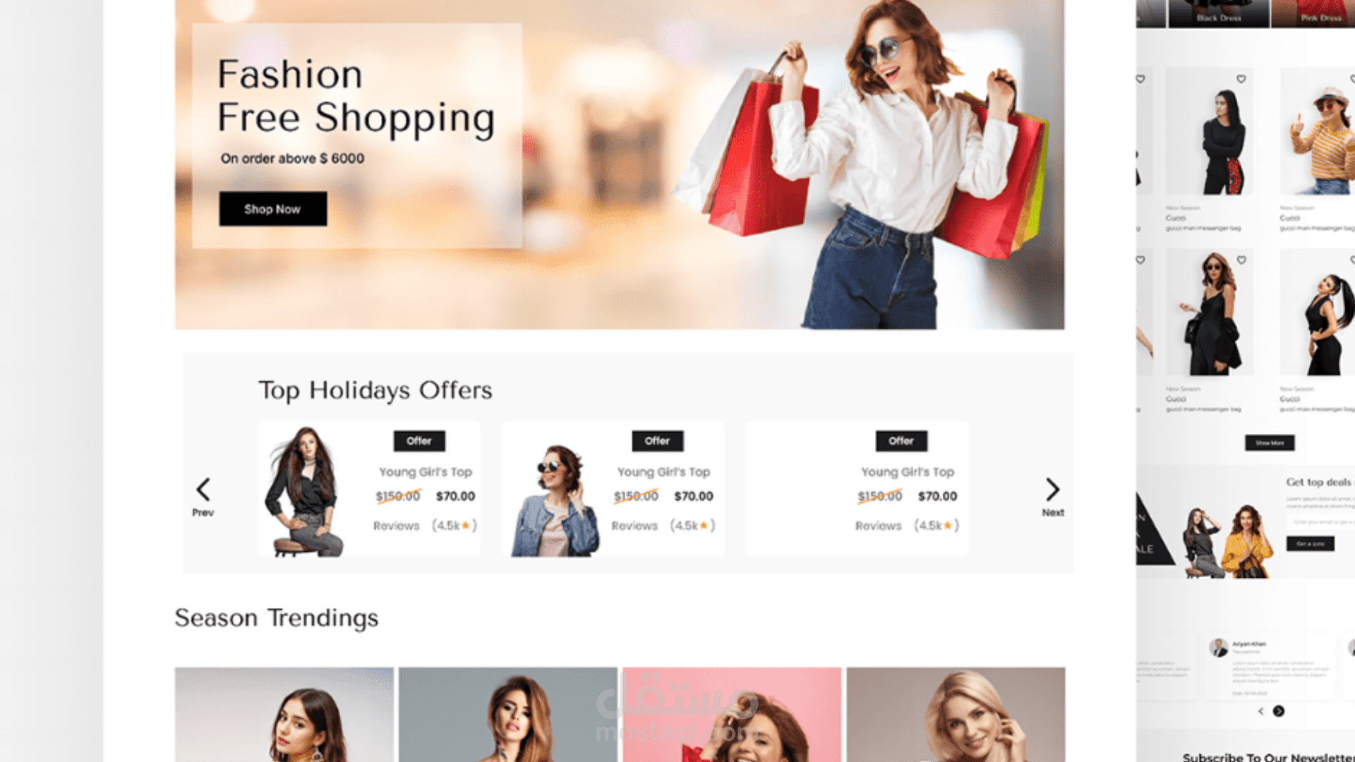 E-Commerce Fashion Shop