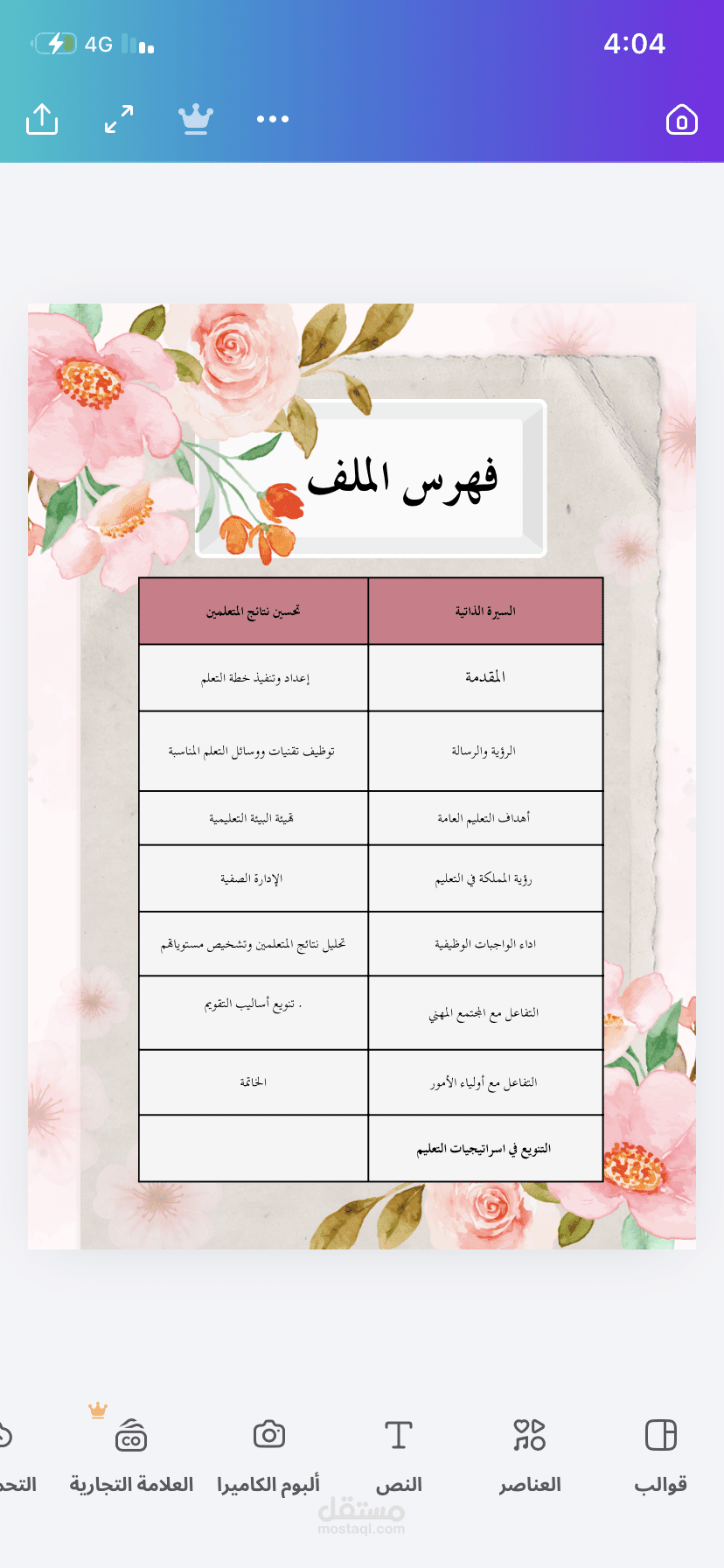 ملف اداء وظيفي