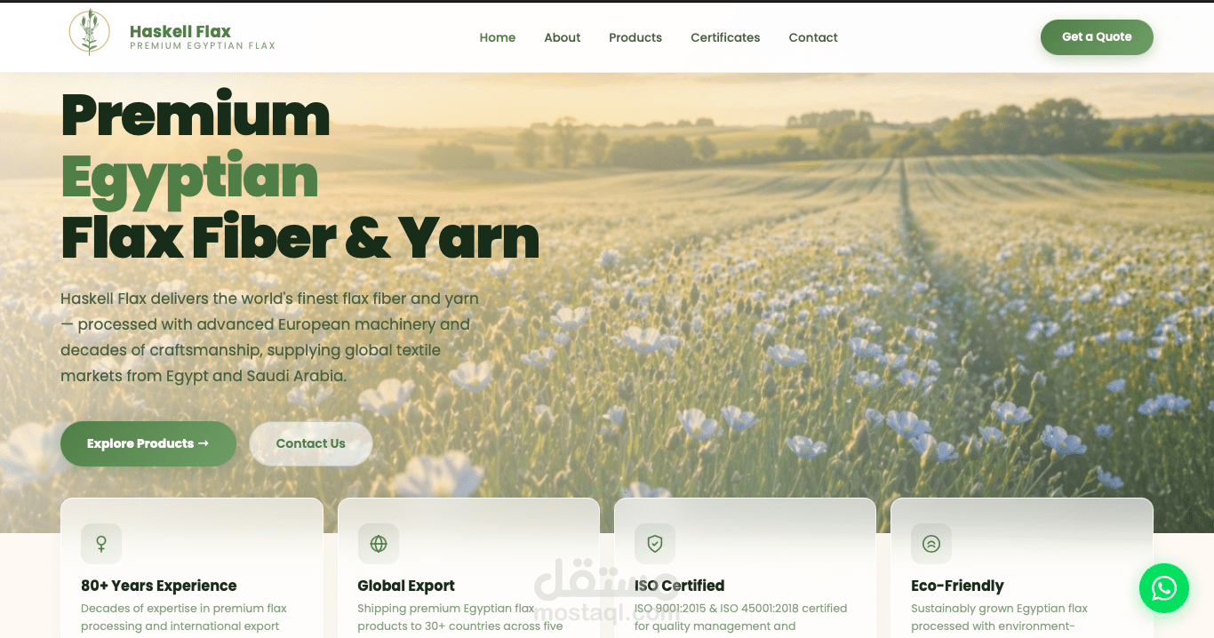 Flax — Modern Creative Digital Experience
