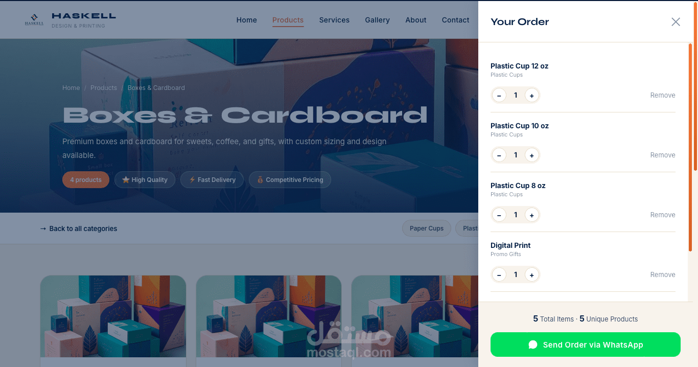 Modern Responsive Online Store