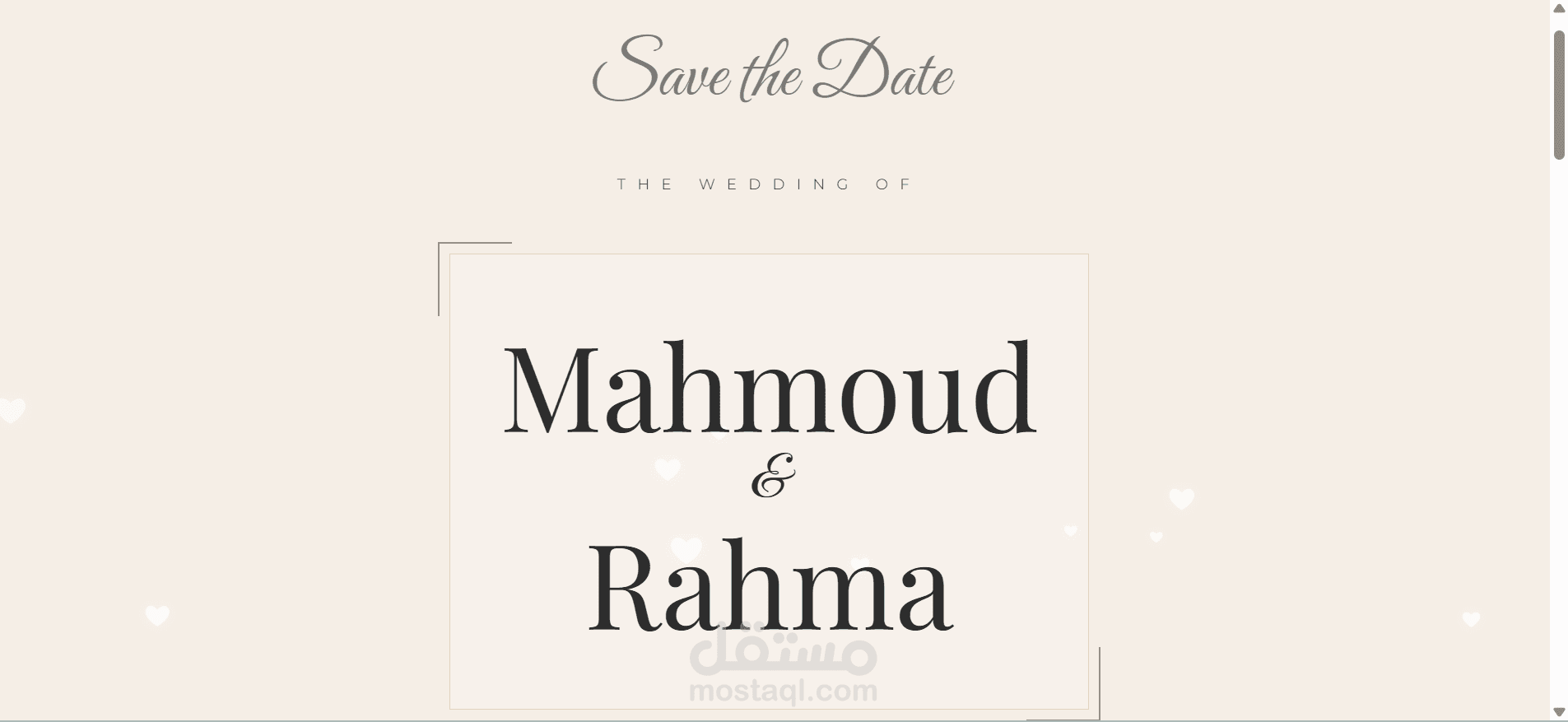 wedding invitation