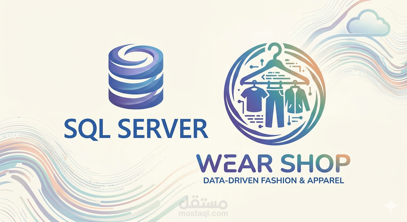 تصميم وتطوير قاعدة بيانات متكاملة لمتجر ملابس | Wearing Shop Database
