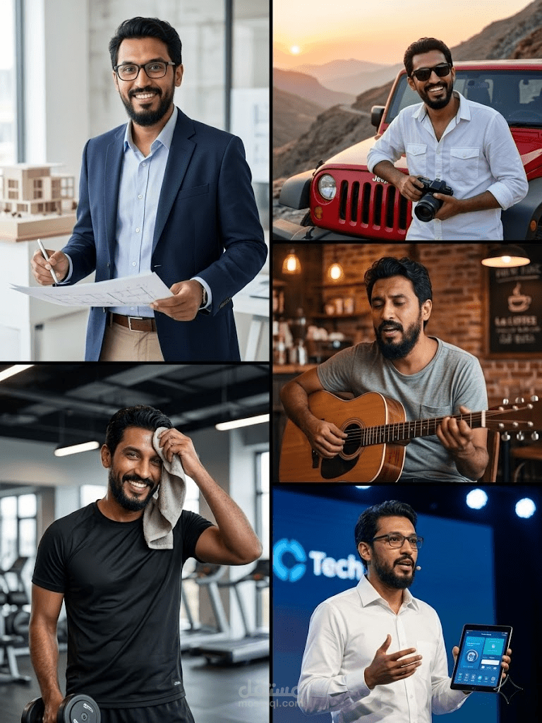 مشروع ابتكار وإنتاج هويات بصرية لشخصيات متميزة