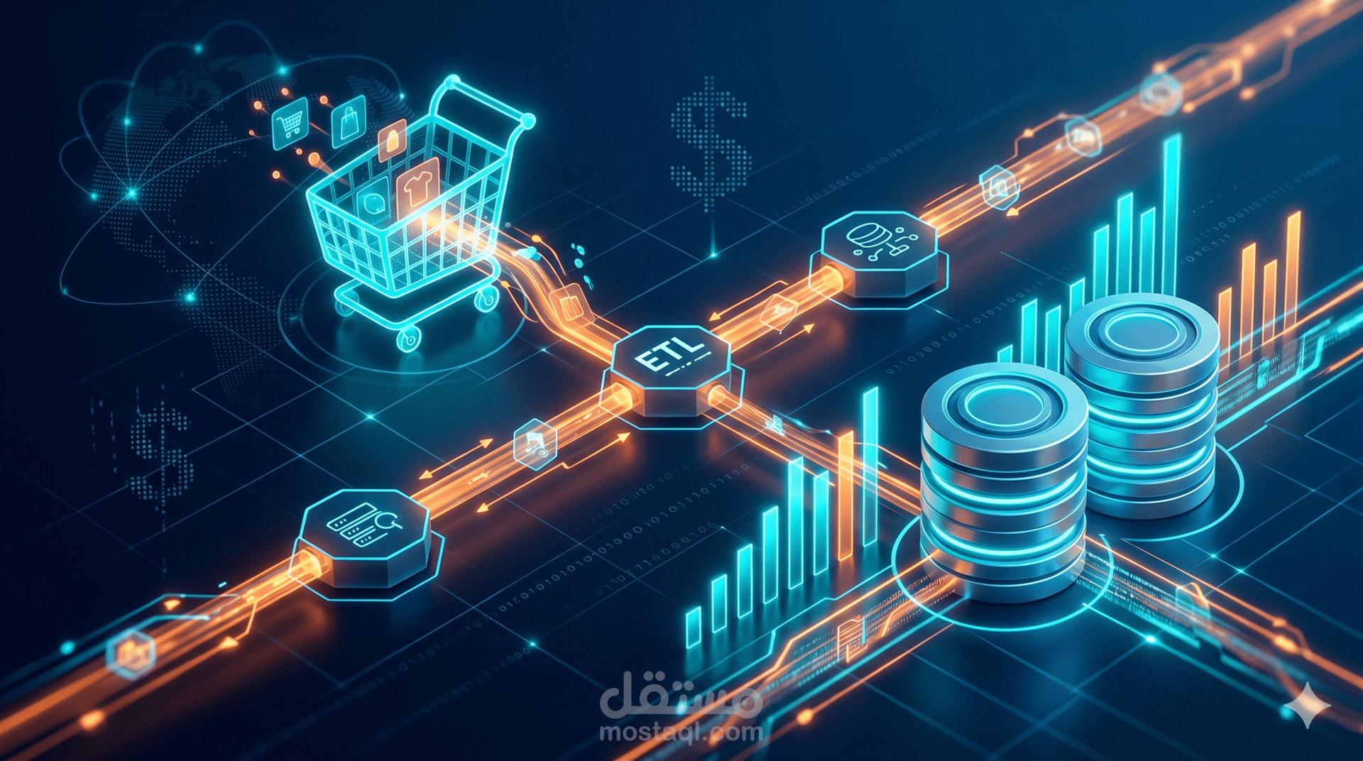 بناء نظام ذكاء أعمال لتتبع أسعار المتاجر الإلكترونية (ETL Pipeline)