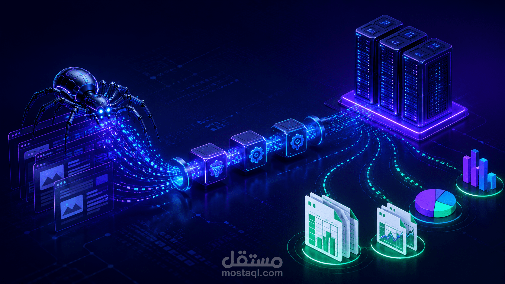 بناء محرك زحف مؤسسي (Enterprise Crawler) لمعالجة البيانات الضخمة
