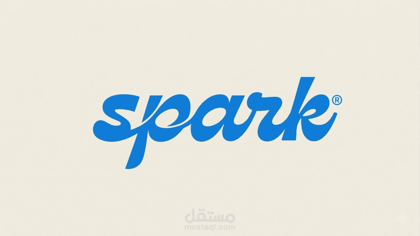 تصميم الهوية البصرية لـ Spark حيث تلتقي الحيوية بفن القهوة.