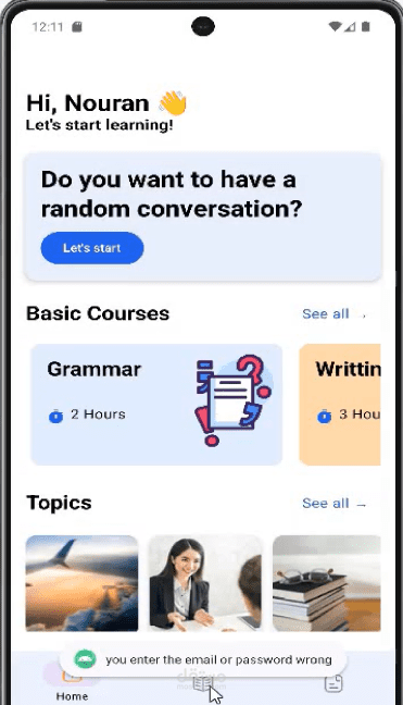 تطبيق Fluent Chat لتعلم الإنجليزية بالذكاء الاصطناعي | Android باستخدام Kotlin Jetpack Compose