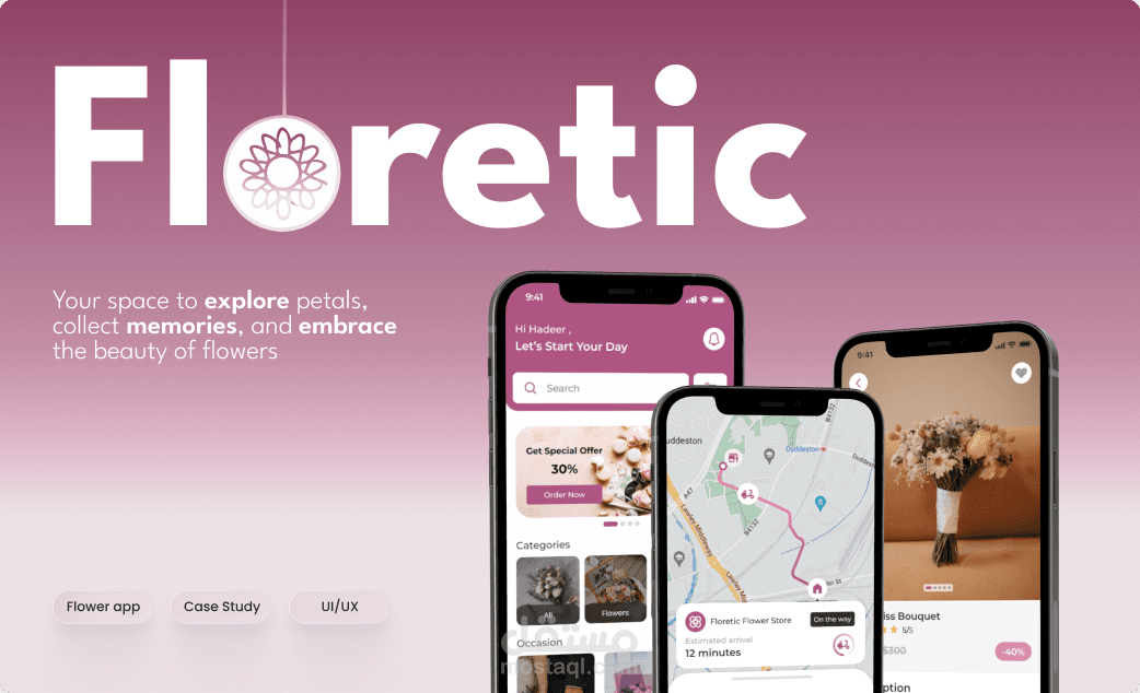 Floretic – Flower App & Website UI/UX Case Study