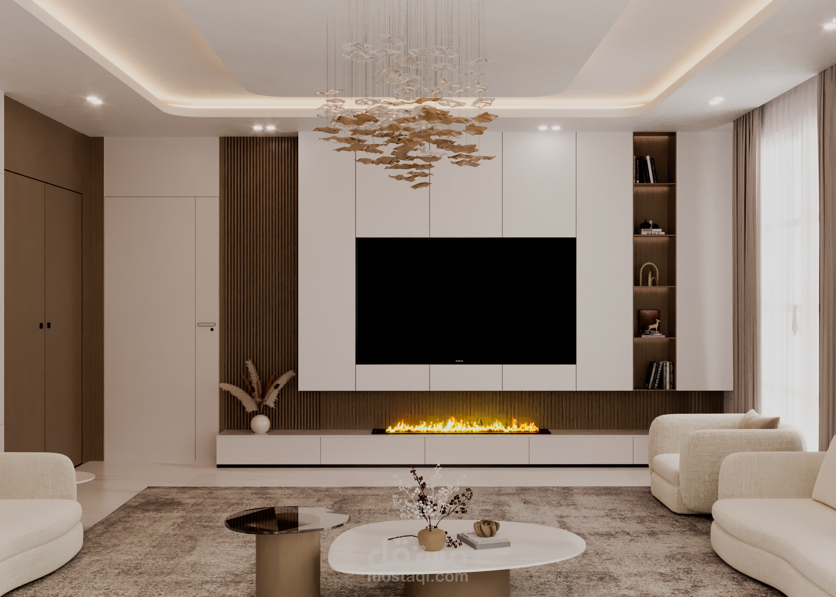 Minimal - Warm - Timeless A living space design