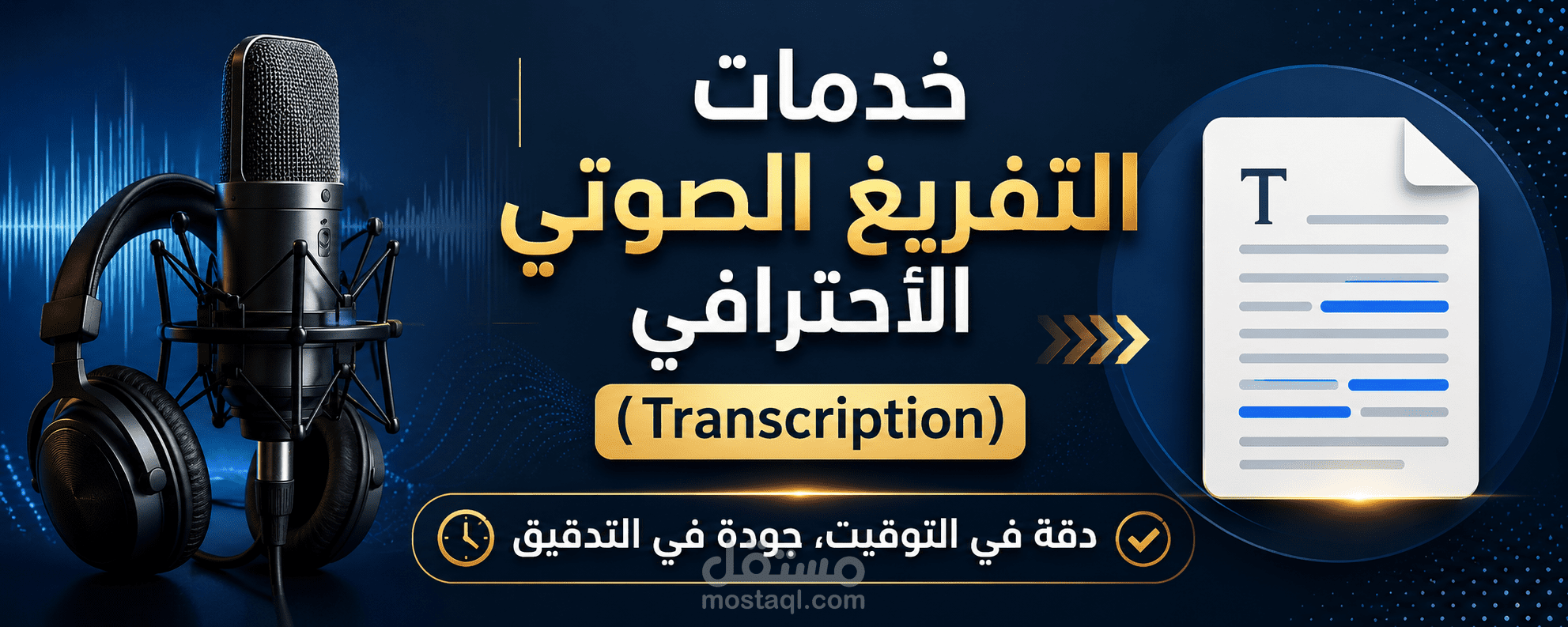 التفريغ الصوتي الاحترافي للفيديوهات والترجمة المرئية وصناعة ملفات SRT