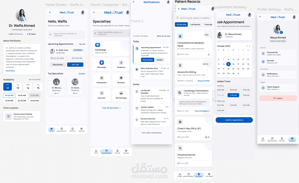 MedTrust: A Secure and Intuitive Medical Services Platform