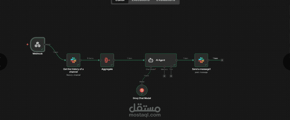 ملخص محادثة تلقائي في Slack