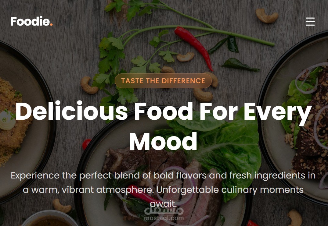 Foodie Restaurant Website