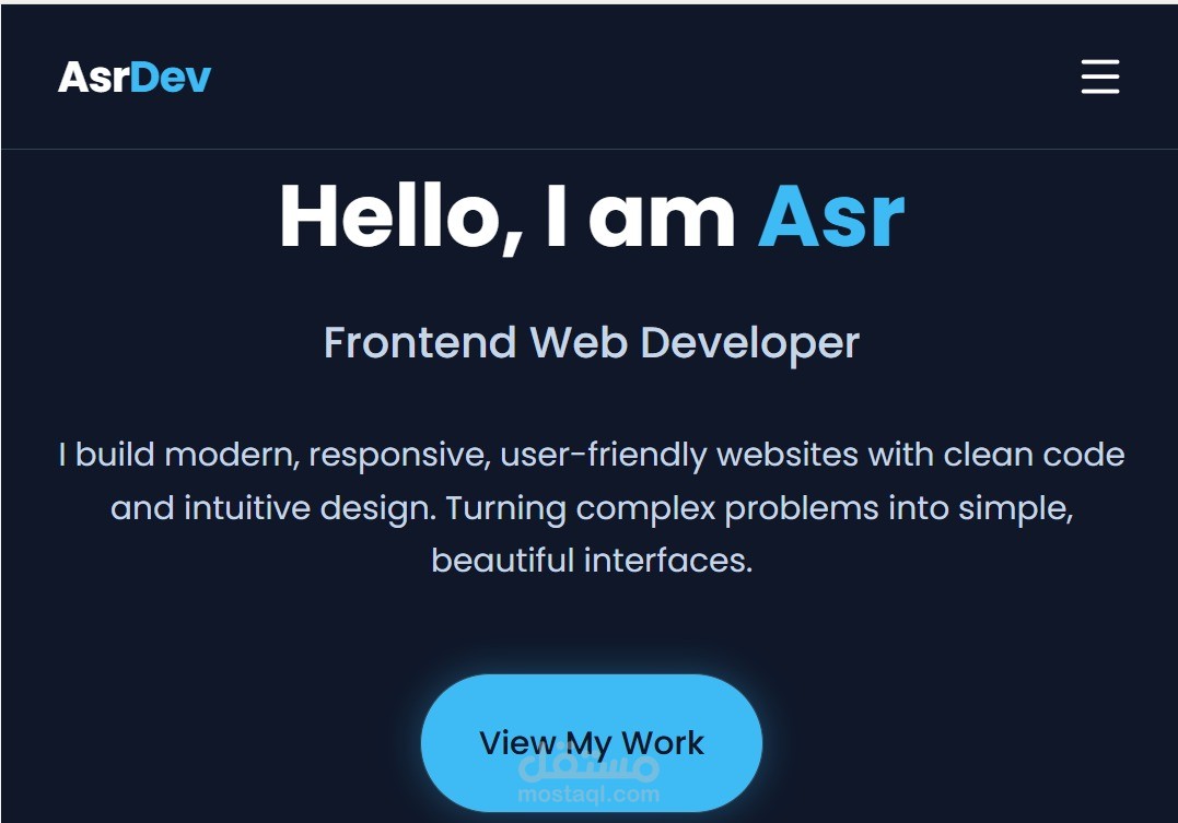 Personal Portfolio Website