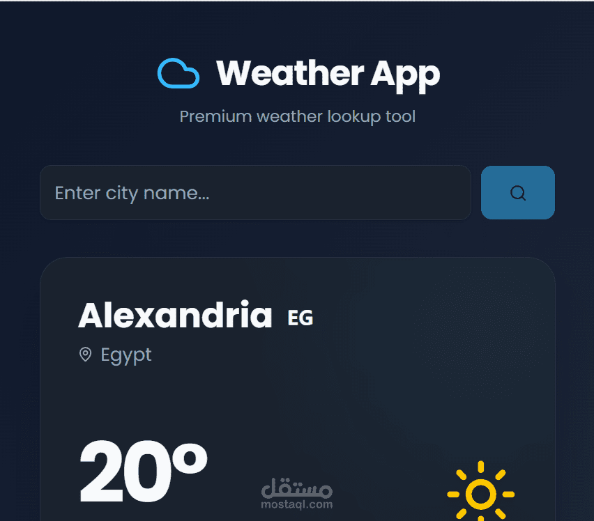 Weather Insights App