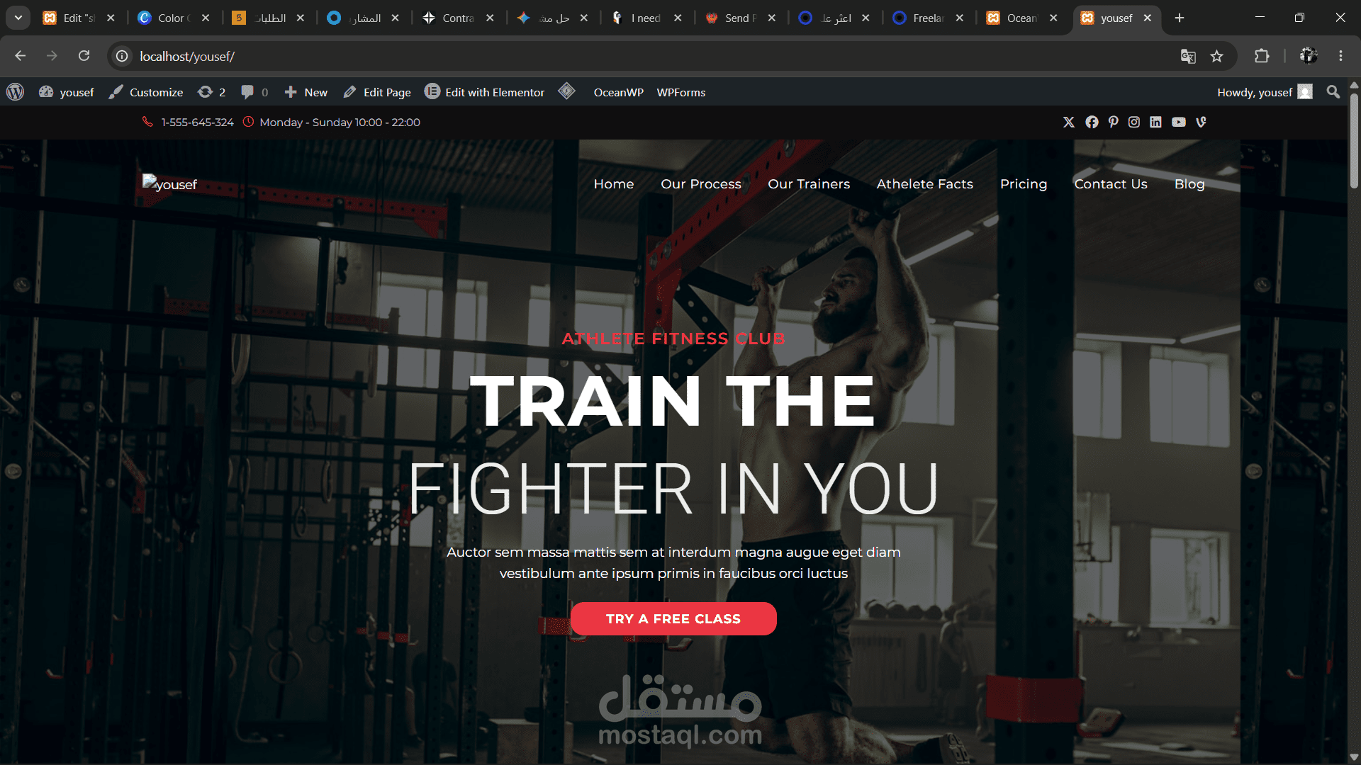Landing page