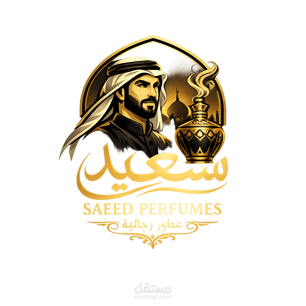 تصميم شعار متجر عطور رجاليه