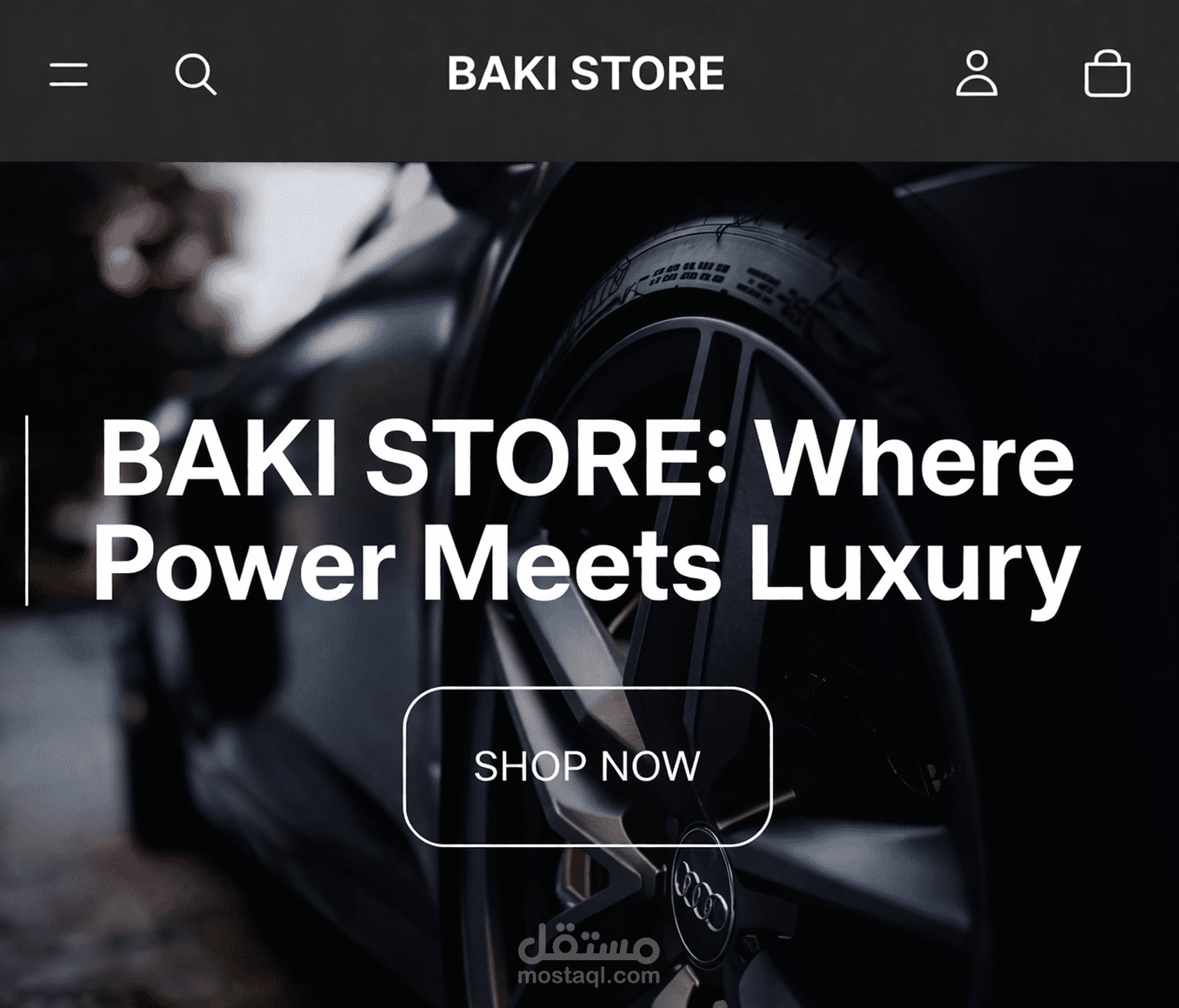 متجر Executive Cars للهوية البصرية