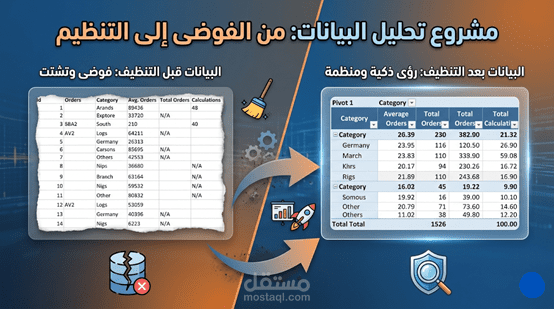 التدقيق المالي وتنظيف بيانات مبيعات لتطبيق توصيل طعام