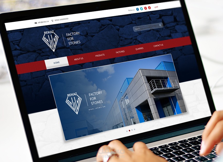 REKAZ - Factory for stones Website