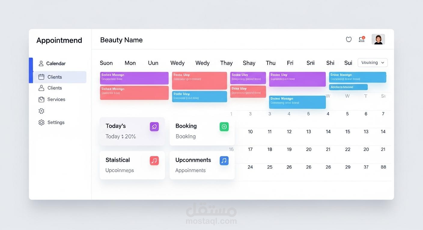 نظام حجز مواعيد (Booking System)
