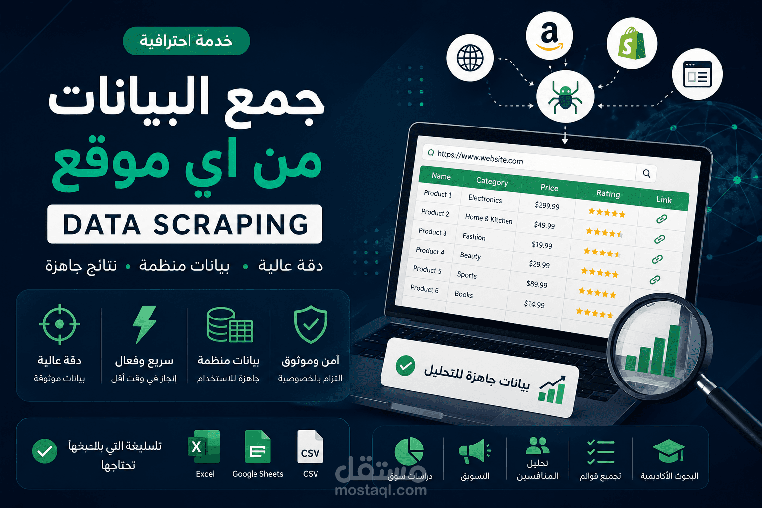 Data scraping